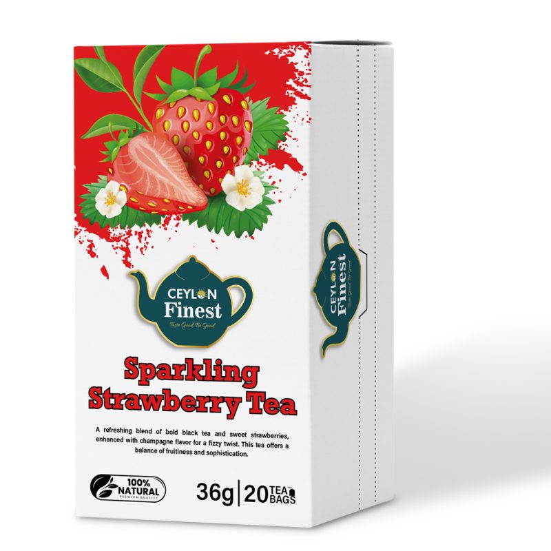 Sparkling Strawberry Tea